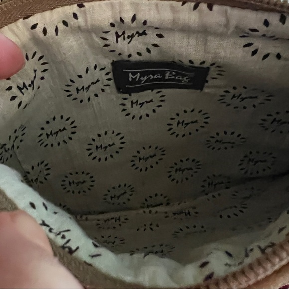 Myra Bag ADVENTURE BEGINS Distressed Pouch Wristlet Pouch Zip Pouch Clutch NEW - Picture 6 of 13